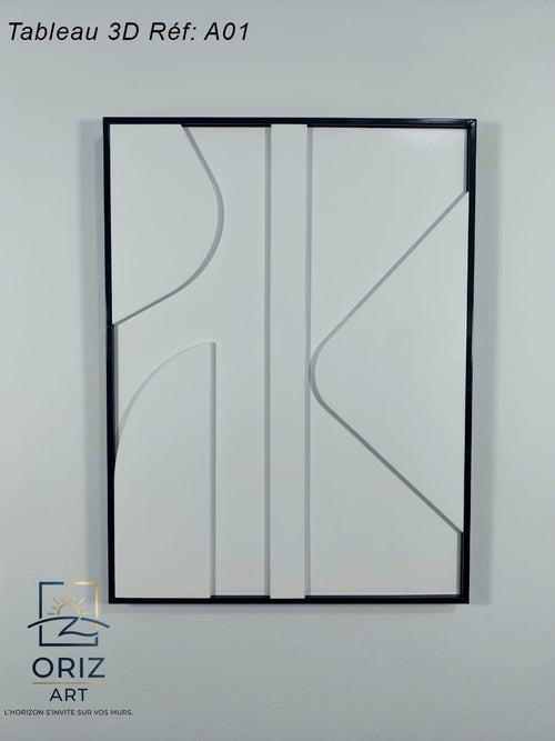 Tableau 3d Réf A01 Dimension 63x47cm