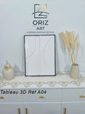 Tableau 3d Réf A04 Dimension 63x47cm