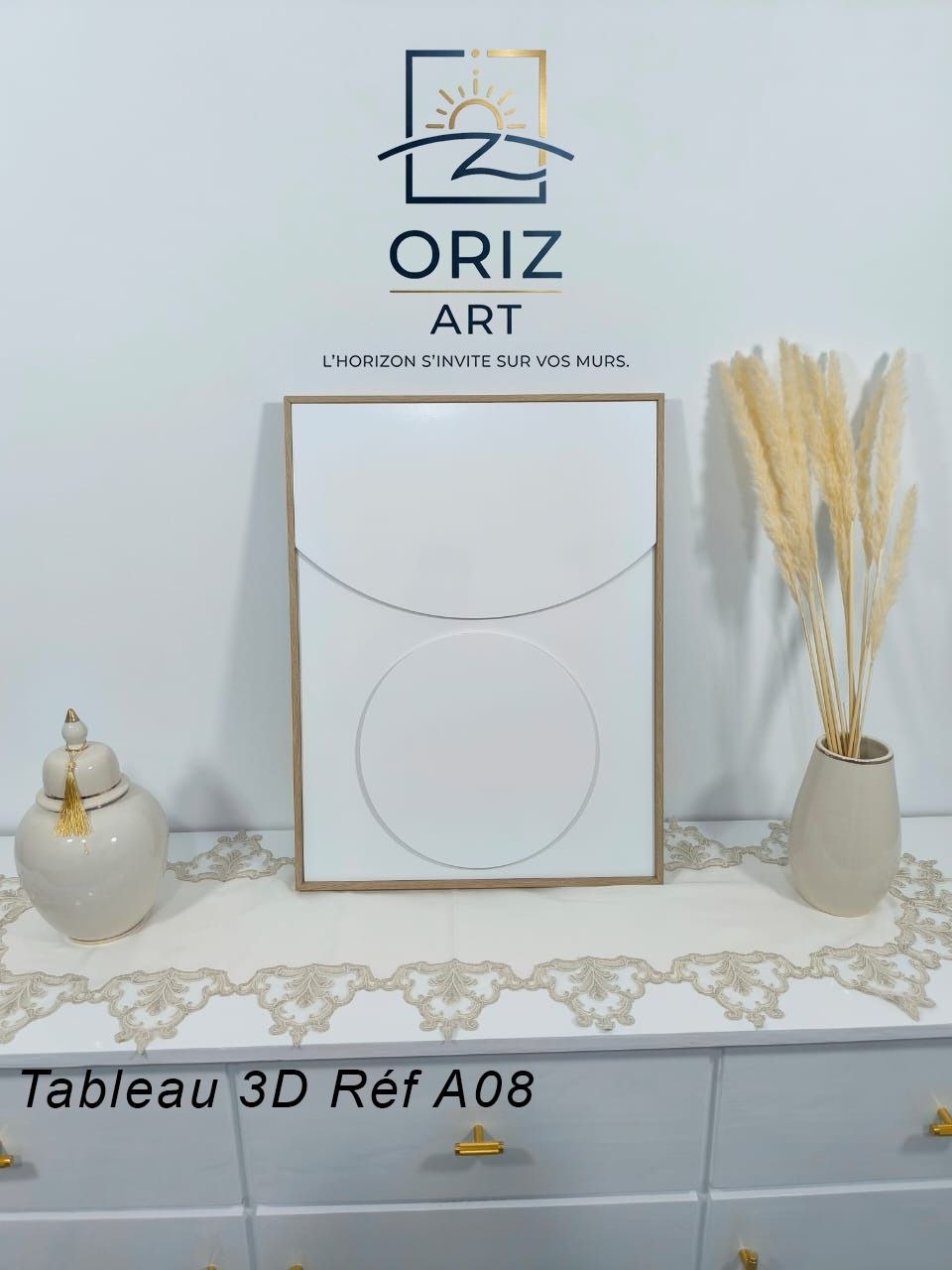 Tableau 3d Réf A08 Dimension 63x47cm