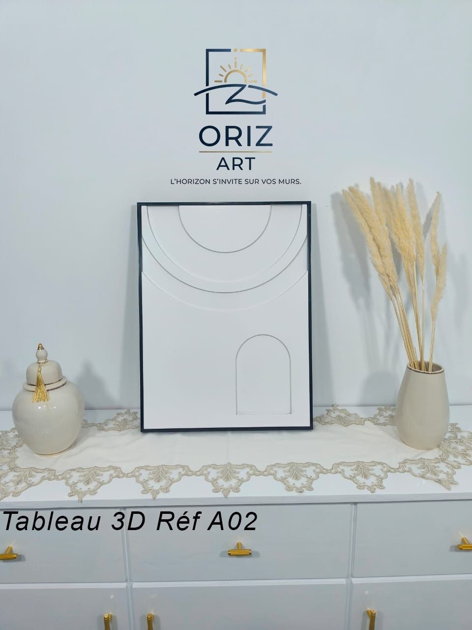 Tableau 3d Réf A02 Dimension 63x47cm