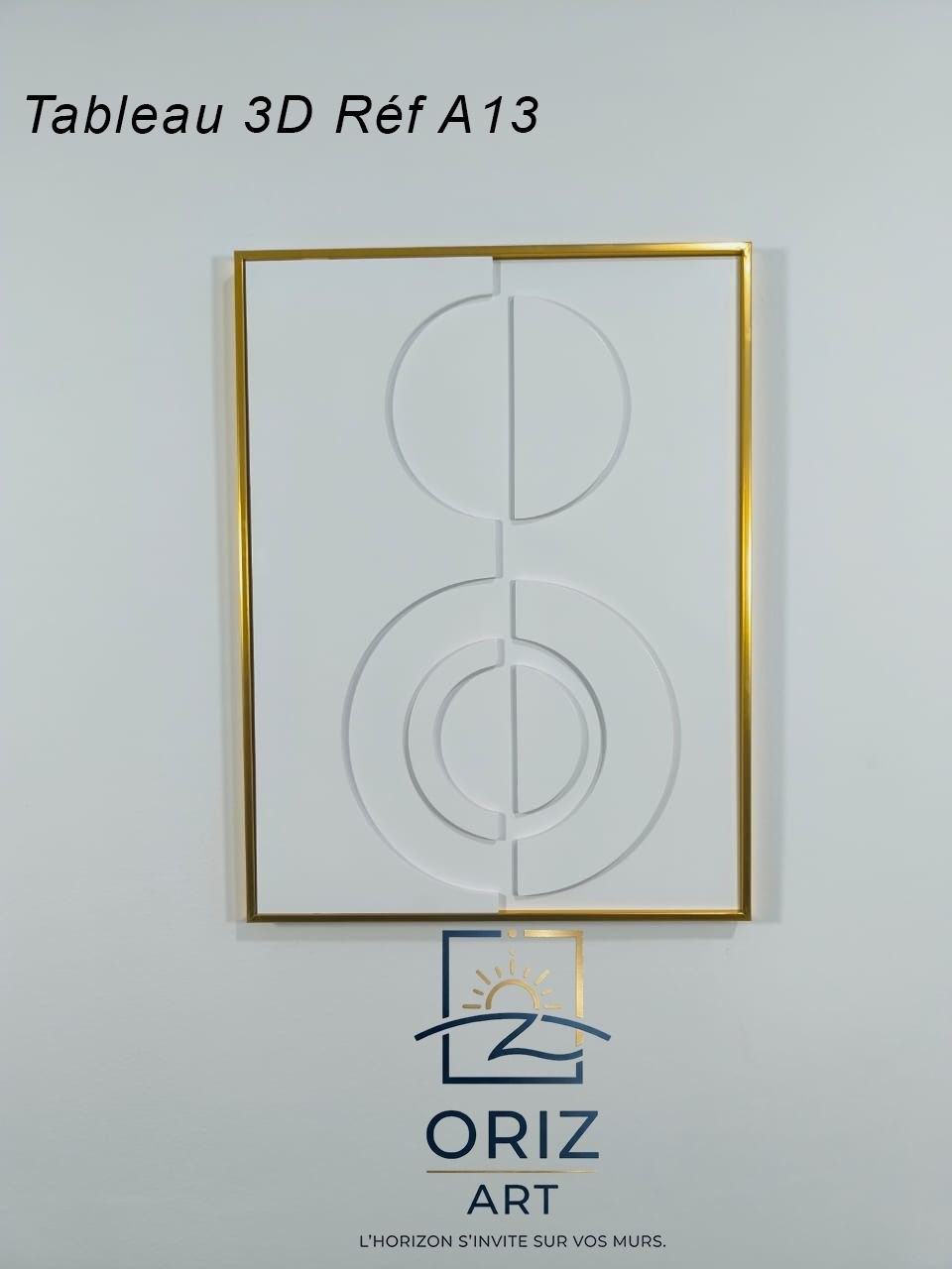 Tableau 3d Réf A13 Dimension 63x47cm